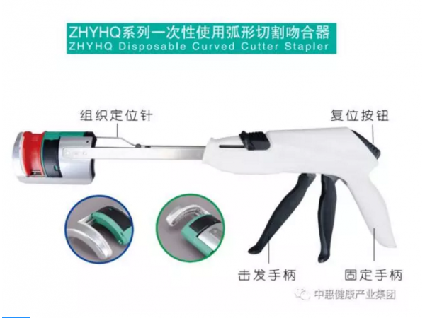 一次性使用弧形切割吻合器，弧形切割吻合器