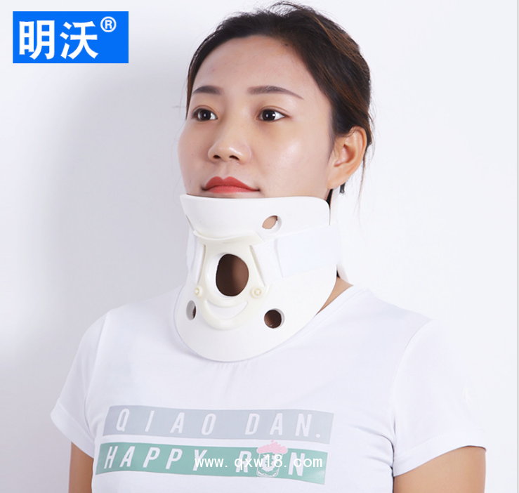 廠家供應 頸托 脖子固定支具成人運動護具白色護頸頸托