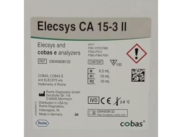 羅氏Roche 糖類抗原15-3測定試劑盒(電化學發(fā)光法) 型號：3045838122