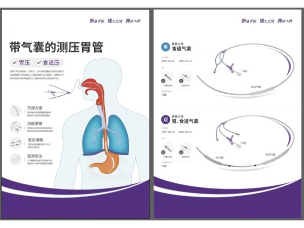 跨肺測壓胃管