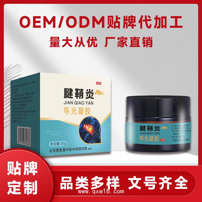 頸肩腰腿膝蓋活絡(luò)膏OEM 腱鞘富貴包保健膏代工